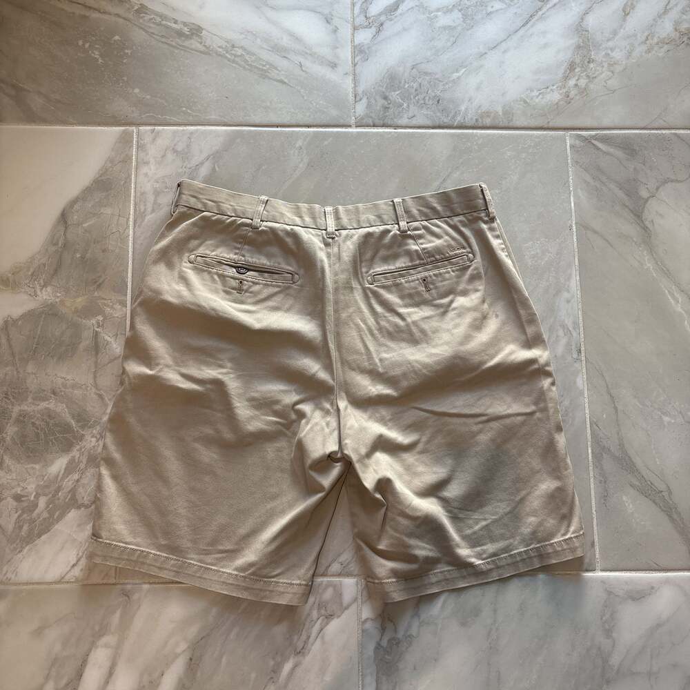 IZOD Men's Saltwater Flat Front Chino Shorts - Picture 6 of 6